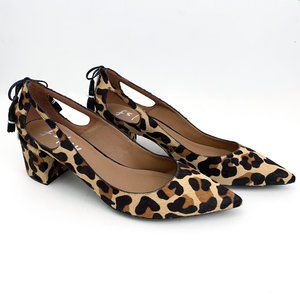 FS/NY Bessie Leopard Cow Hide Pump